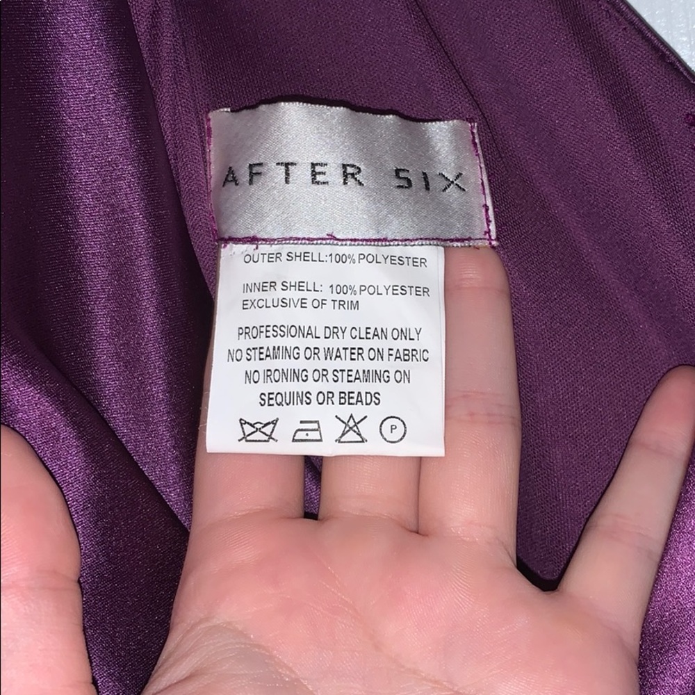 Purple Prom Dress - Picture 6 of 7